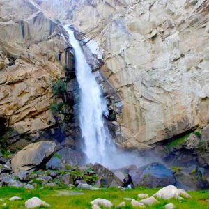Khamosh Waterfall in Skardu